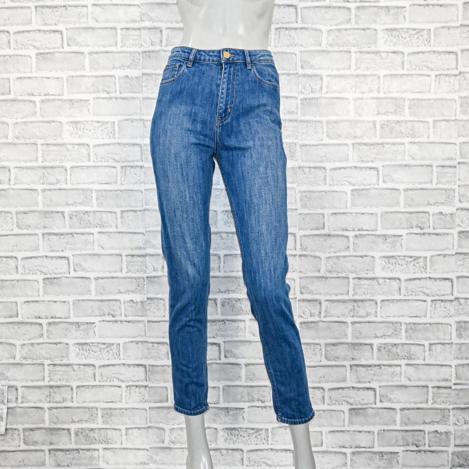 SEZANE Denim Women's High Rise Skinny Jeans Medium wash
