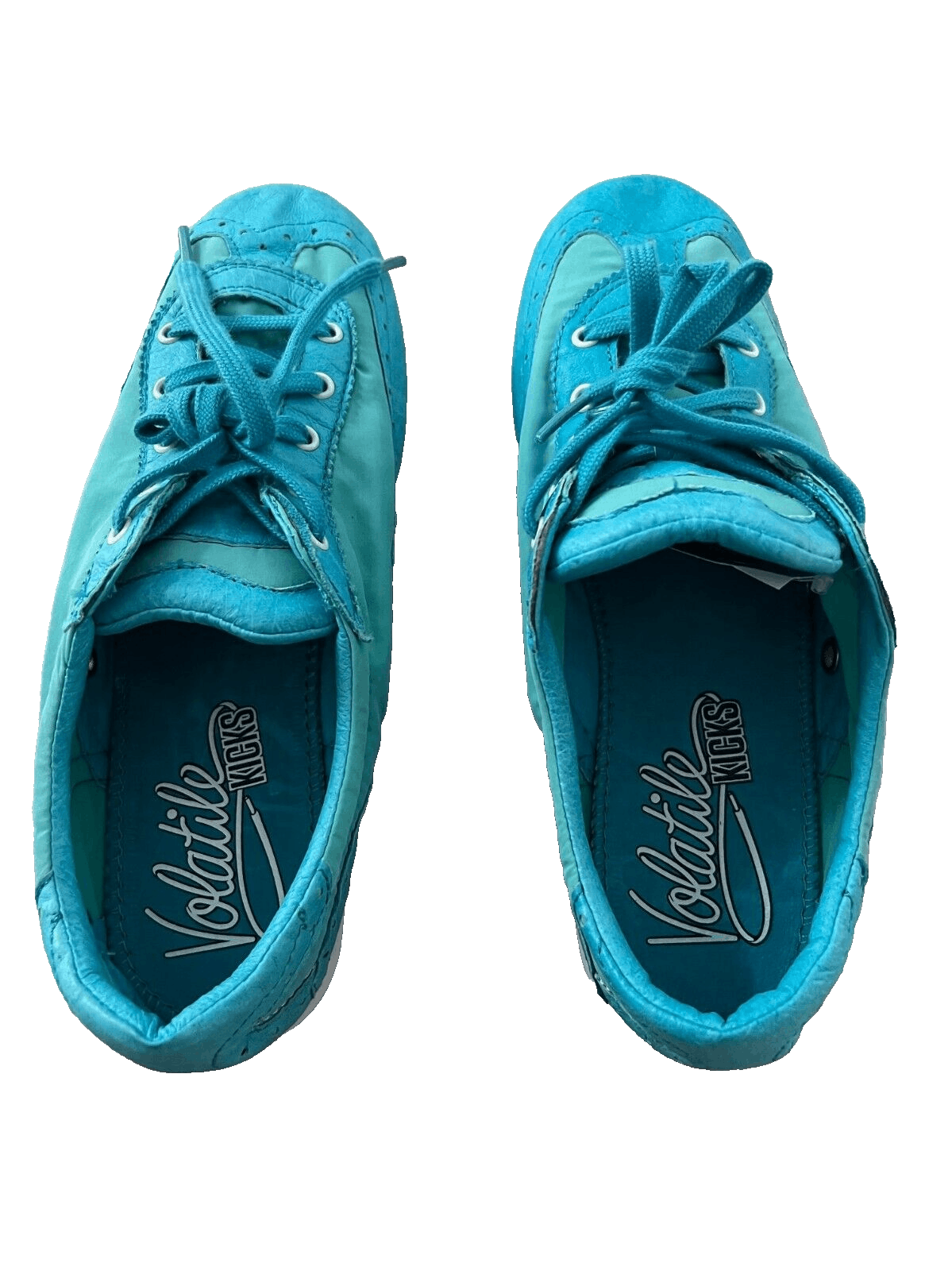 Other Volatile Kicks Bangin Turquoise Leather Sneakers ( 8.5 ) Size US 8.5 / IT 38.5 - 2 Thumbnail