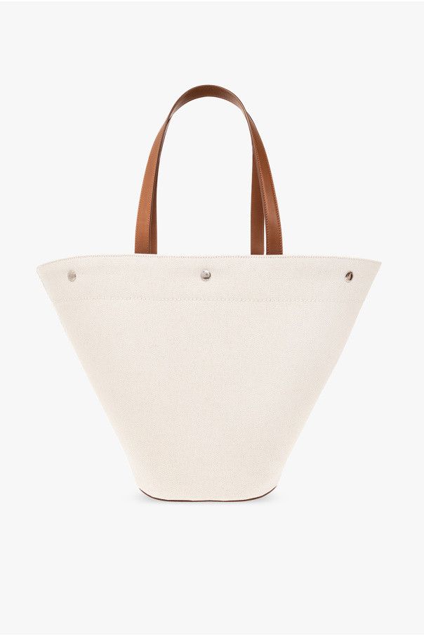 Saint Laurent Paris o1b1hav110225 Size: OS/ Rive Gauche Shopping Bag in Beige Size ONE SIZE - 3 Thumbnail