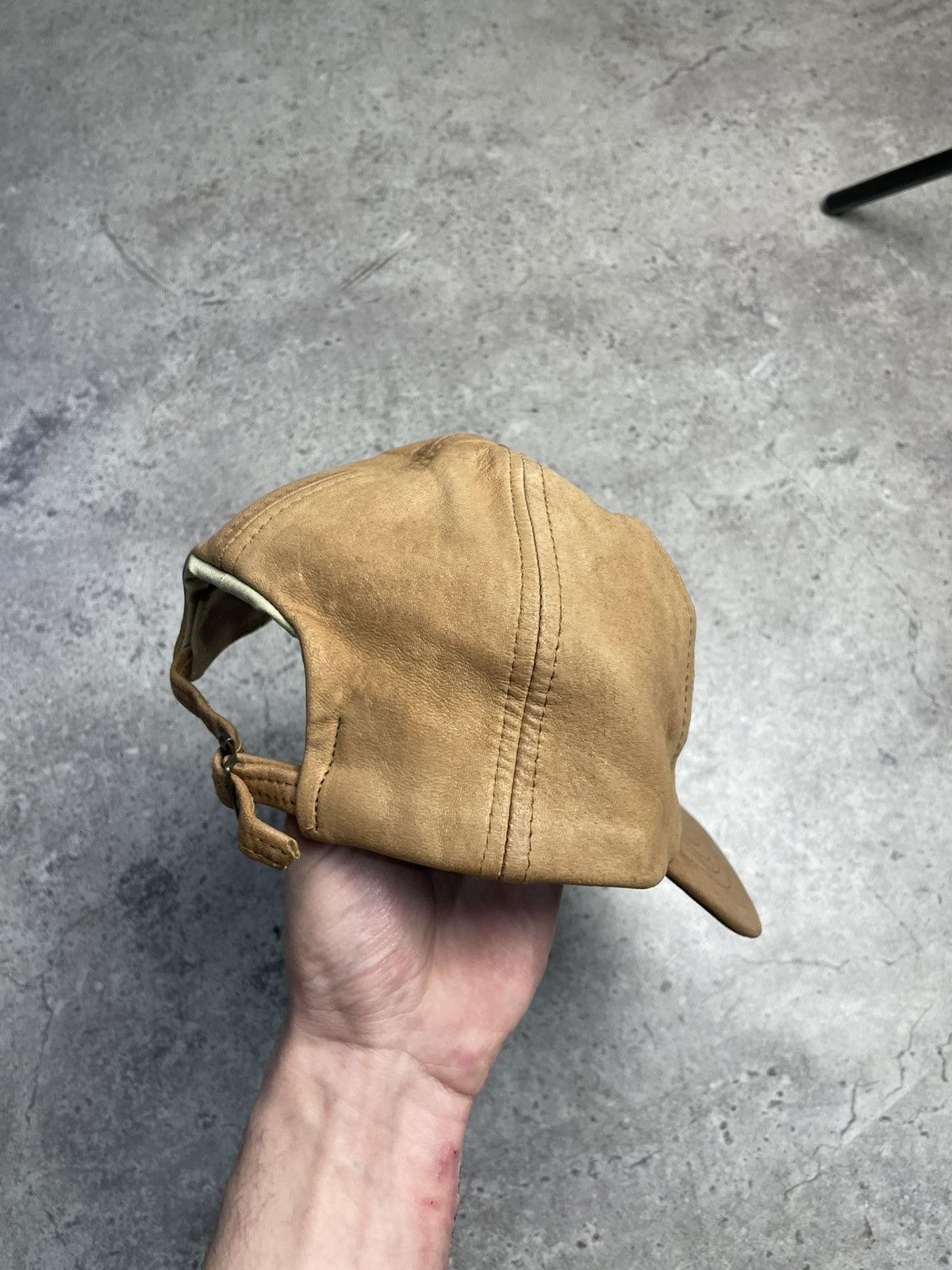 Timberland 🔥 Y2K Goretex Timberland USA Vintage Leather Cap Hat Size ONE SIZE - 4 Thumbnail