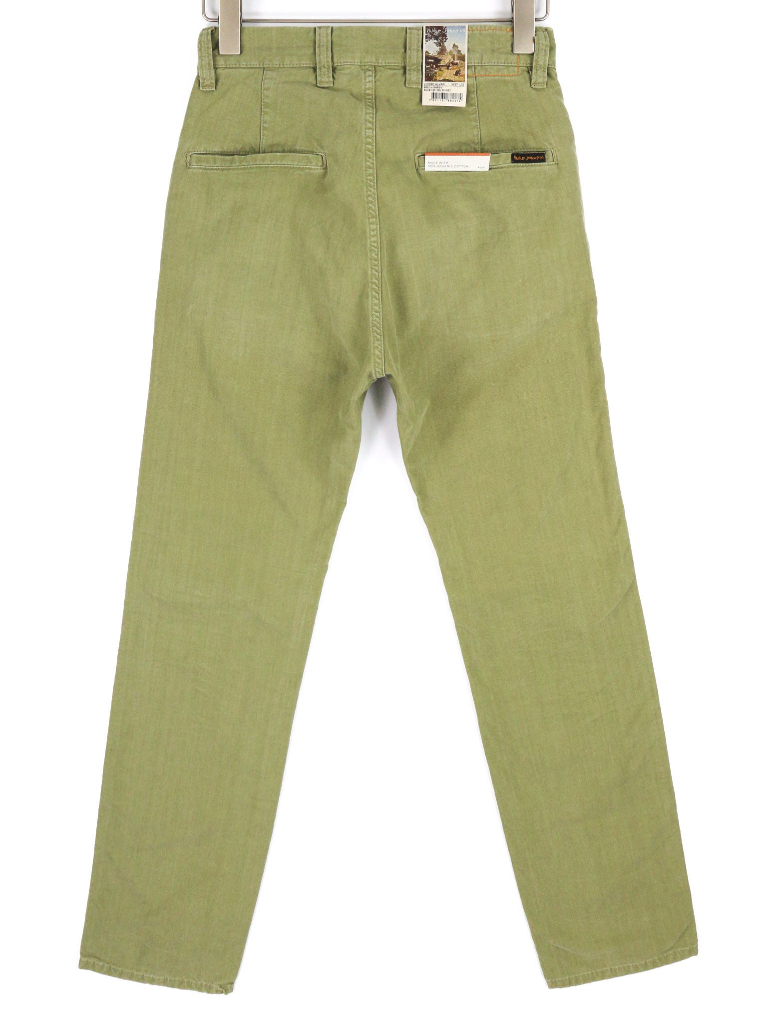 Nudie Jeans LOOSE ALVAR W27/L32 Beech Green Washed Jeans 82577 Size 27" / US 4 / IT 40 - 2 Thumbnail