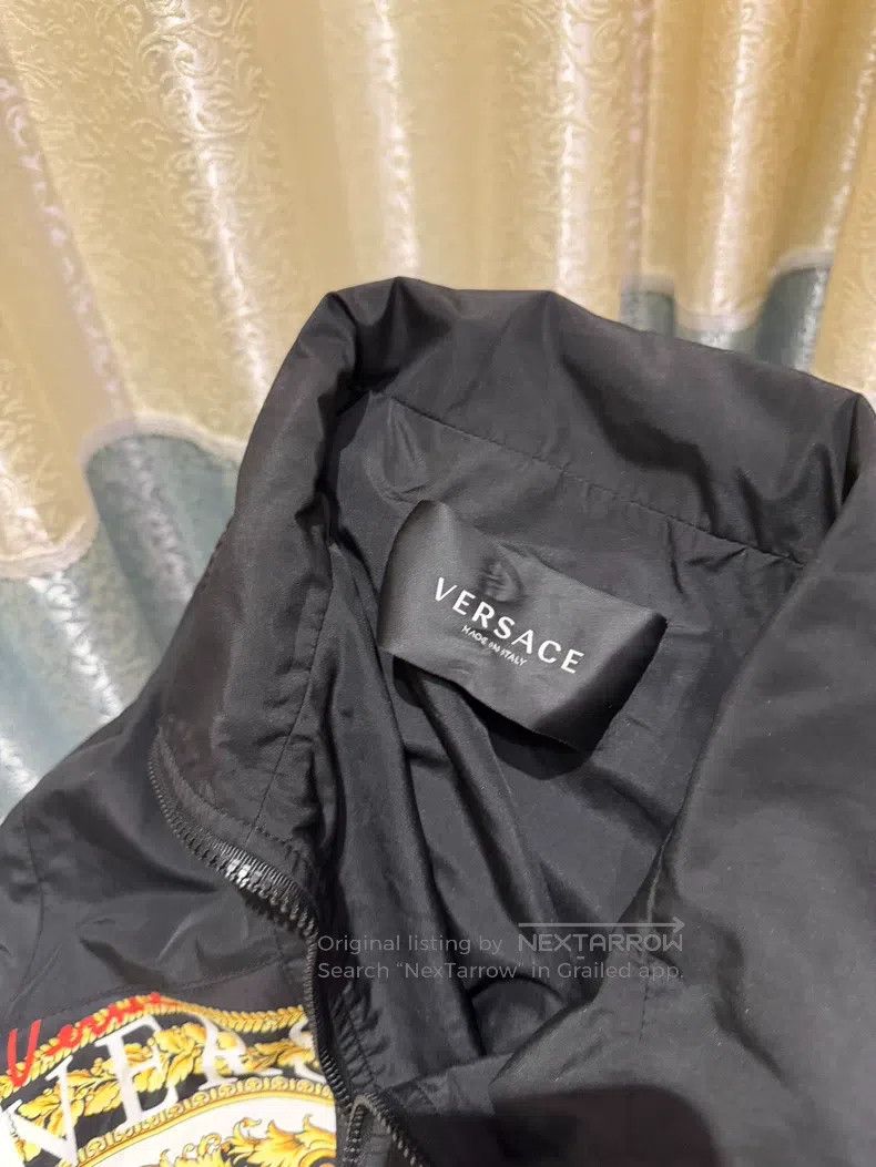 Versace Versace Color-blocked zippered coach jacket jacket Size US S / EU 44-46 / 1 - 4 Thumbnail