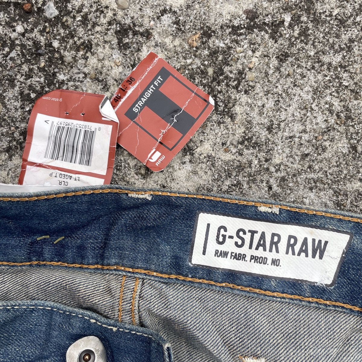 G-Star Vintage G Star Raw Denim Jeans Size US 40 / EU 56 - 6 Thumbnail