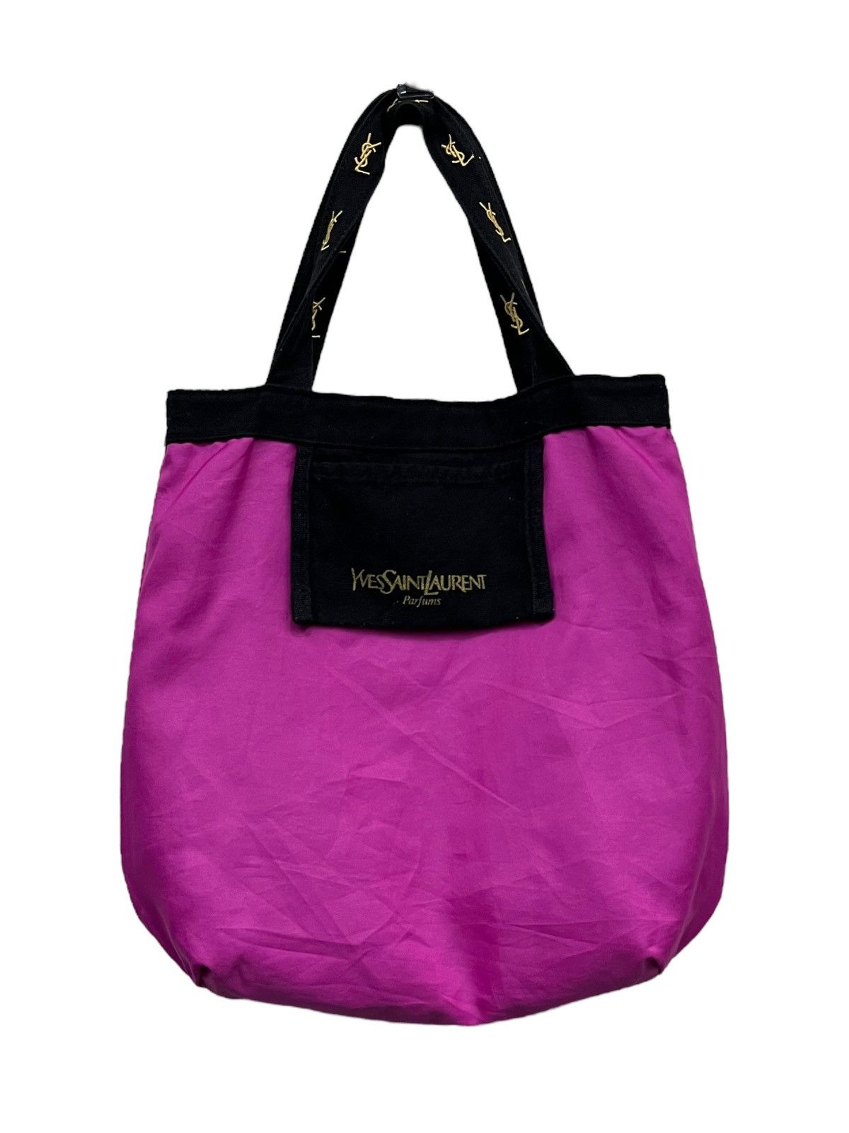Vintage Vintage YSL Parfums Big Embroidery Cotton Canvas Tote Bag Size ONE SIZE - 5 Thumbnail