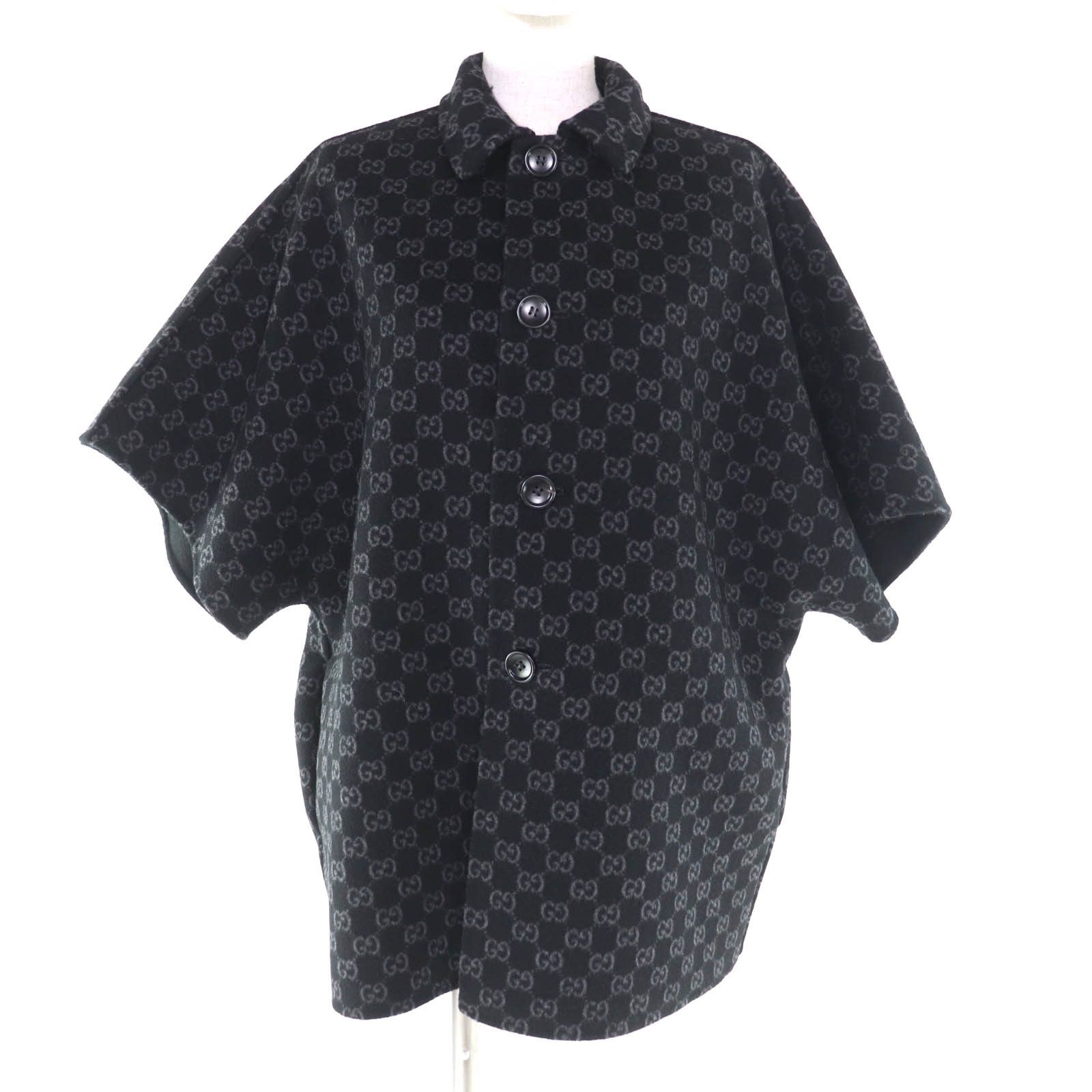 Gucci Gucci Gucci Wool Coat Textile Outerwear DUTY FREE for USA Size ONE SIZE - 1 Thumbnail