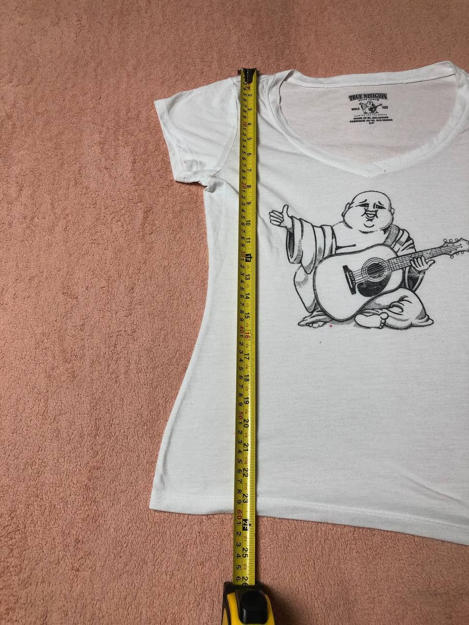 True Religion True Religion T-Shirt white big logo vintage streetwear Size S / US 4 / IT 40 - 9 Thumbnail