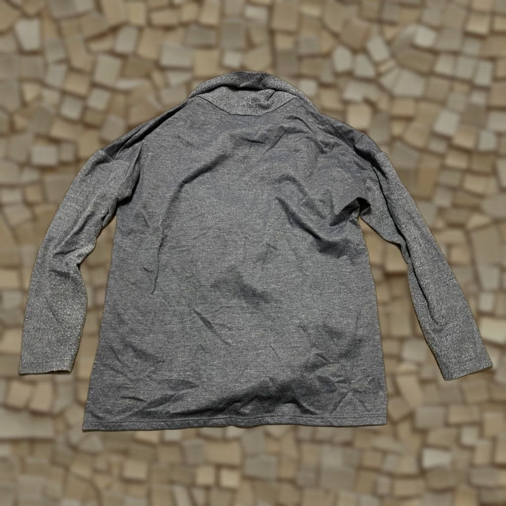 Vintage Sunday Shirt, Women's Medium, Gray, Long Sleeve, Cowl Neck, T-Shirt, Regular, Casual, Sunday, Womens, Basic, Fall, Spring, Summer Size M / US 6-8 / IT 42-44 - 1 Thumbnail