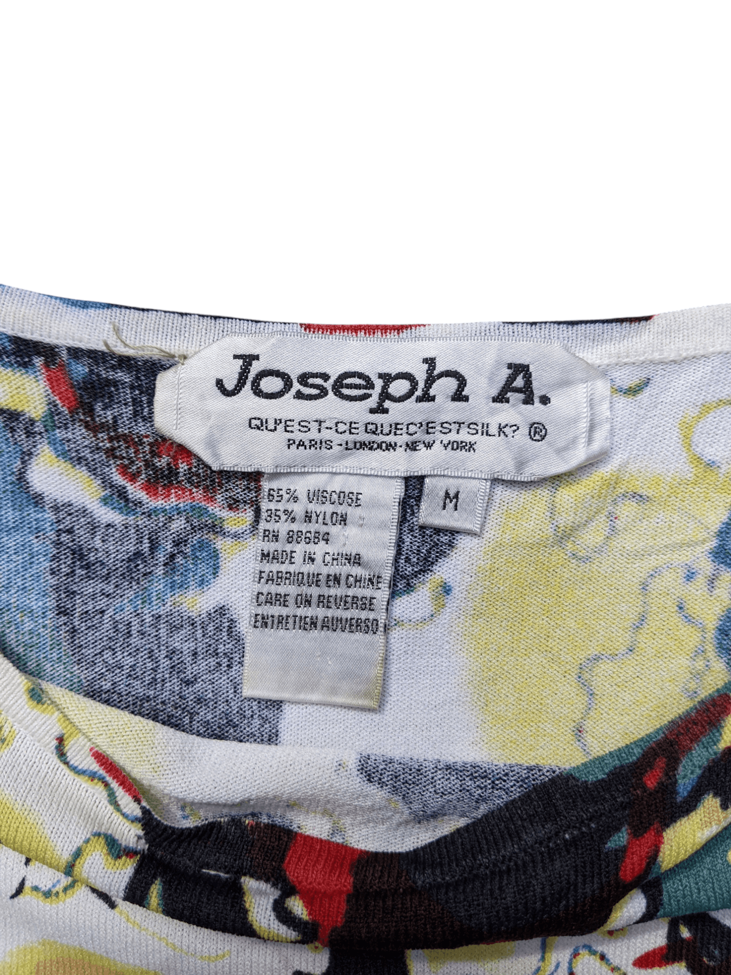 Joseph Abboud Joseph A. Japanese Brand All Over Print Shirt Size M / US 6-8 / IT 42-44 - 4 Thumbnail