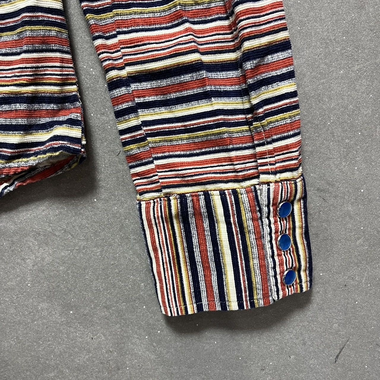 If Six Was Nine × Japanese Brand × Le Grande Bleu (L.G.B.) Riot Japanese Brand Stripe Shirt Size S / US 4 / IT 40 - 10 Thumbnail