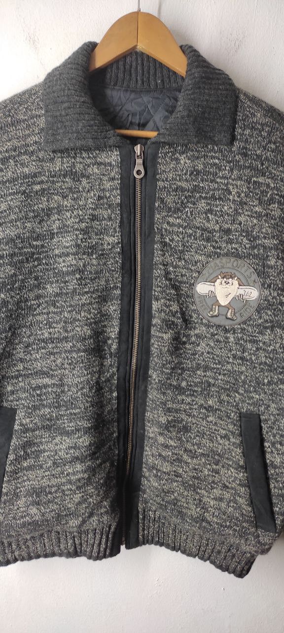 Vintage VINTAGE PIA SPORT X TAZMANIA DEVIL LOONEY TUNE WOOL JACKET Size US L / EU 52-54 / 3 - 7 Thumbnail