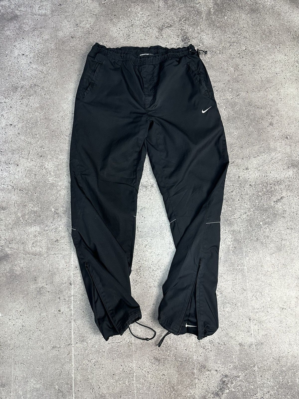 Nike × Vintage Vintage Nike Drill Nylon Pants Embroidered Logo Y2K Size US 32 / EU 48 - 14 Thumbnail