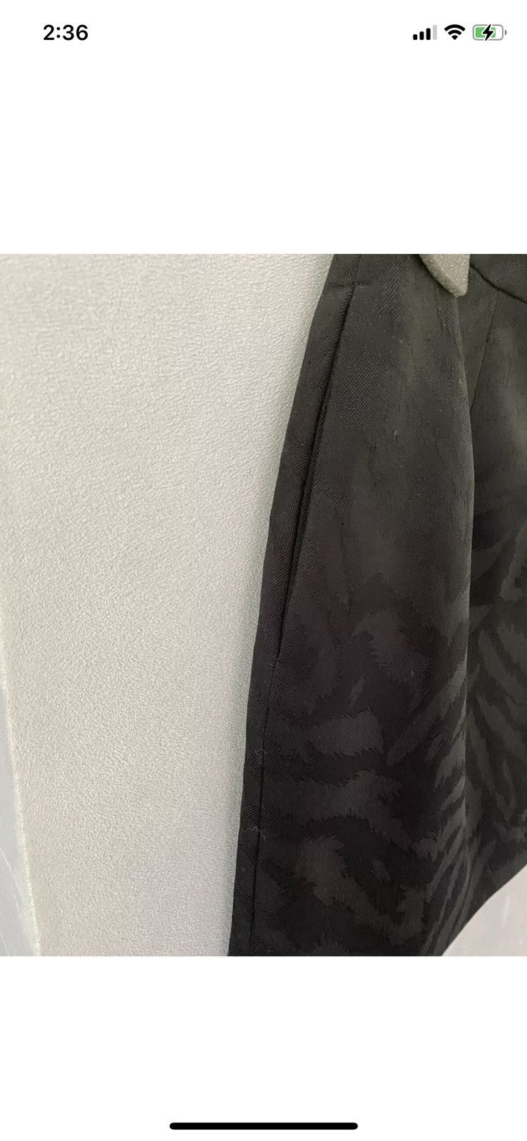 Saint Laurent Paris Saint Laurent wool miniskirt size F40 black Size 28" / US 6 / IT 42 - 10 Thumbnail