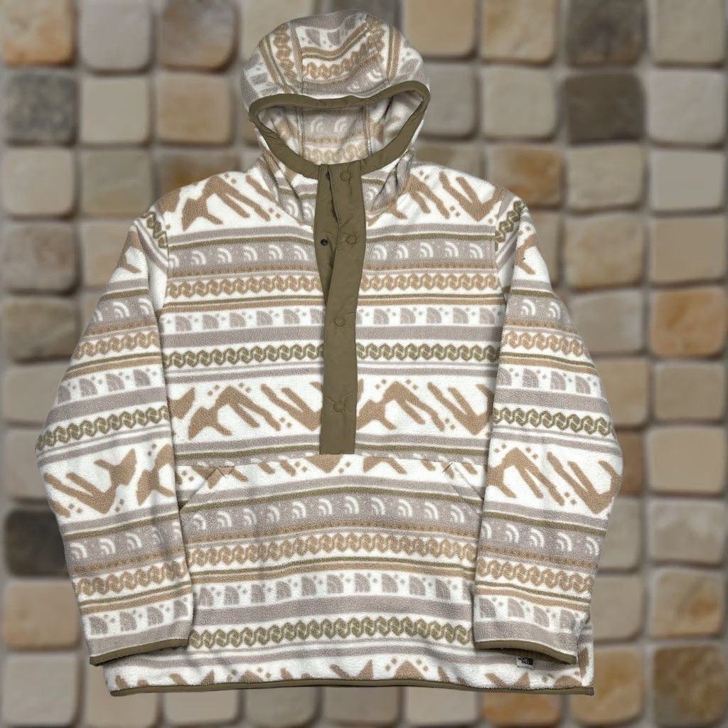 The North Face The North Face Pullover Mens 2XL Beige Men Hooded Aztec Campshire Size US XXL / EU 58 / 5 - 1 Thumbnail