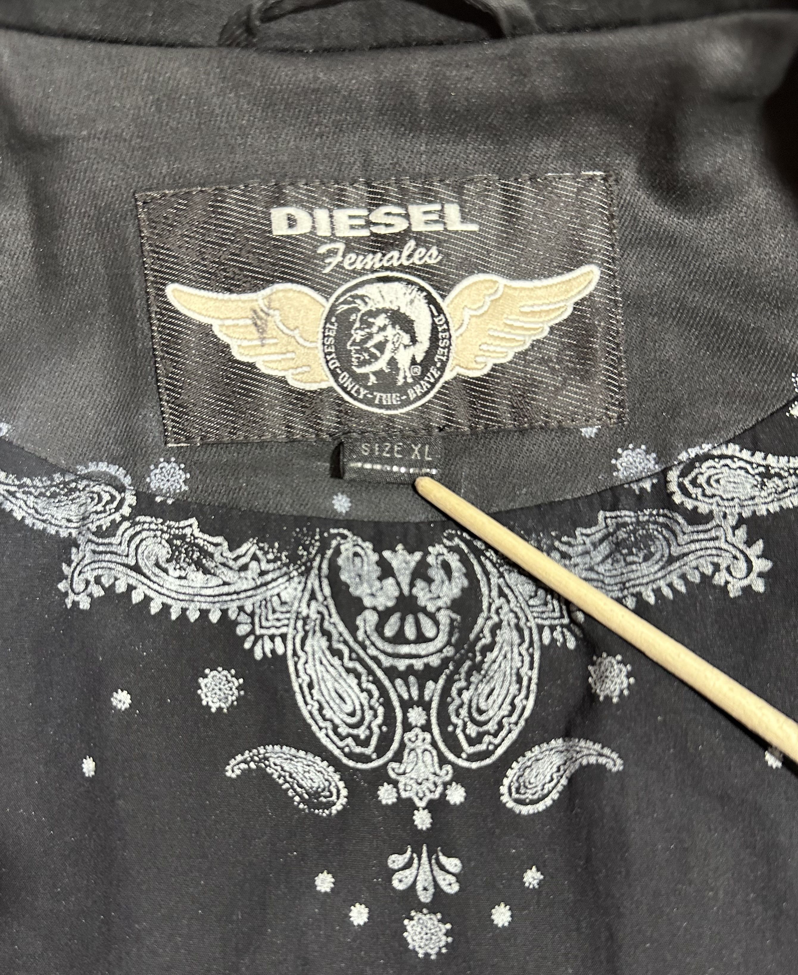 Diesel × Vintage Diesel women black blazzer Size M / US 6-8 / IT 42-44 - 9 Thumbnail