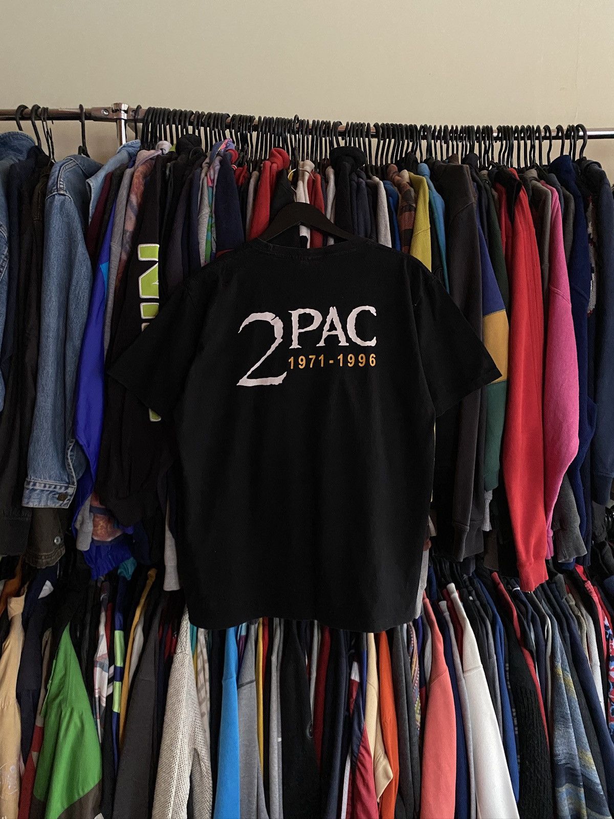 Rap Tees VINTAGE TUPAC T-SHIRT BACK PRINT 2PAC Size US L / EU 52-54 / 3 - 3 Thumbnail