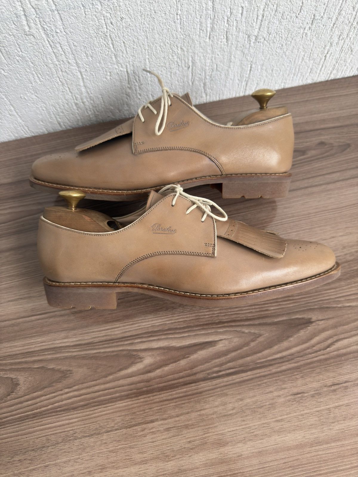 Paraboot Micheal marche tan derby Size US 8 / EU 41 - 2 Thumbnail