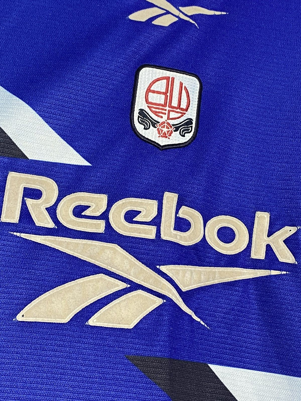 Reebok 1999/2000 Bolton Wanderers Away Soccer Jersey Size US M / EU 48-50 / 2 - 5 Thumbnail