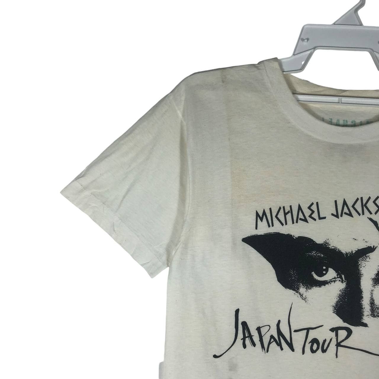Michael Jackson Vintage 80s Michael Jackson Japan Tour Tee Size US M / EU 48-50 / 2 - 3 Thumbnail