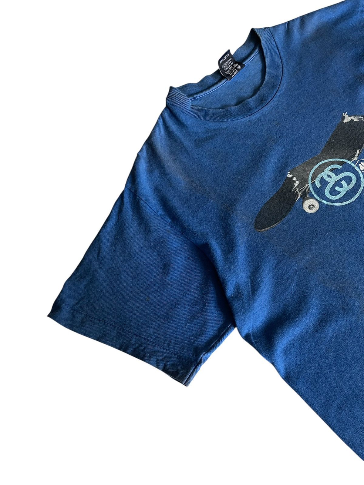 Beauty Beast × Stussy × Vintage 90's STUSSY Broken Skateboard Beautiful Faded Distressed Size US M / EU 48-50 / 2 - 2 Thumbnail