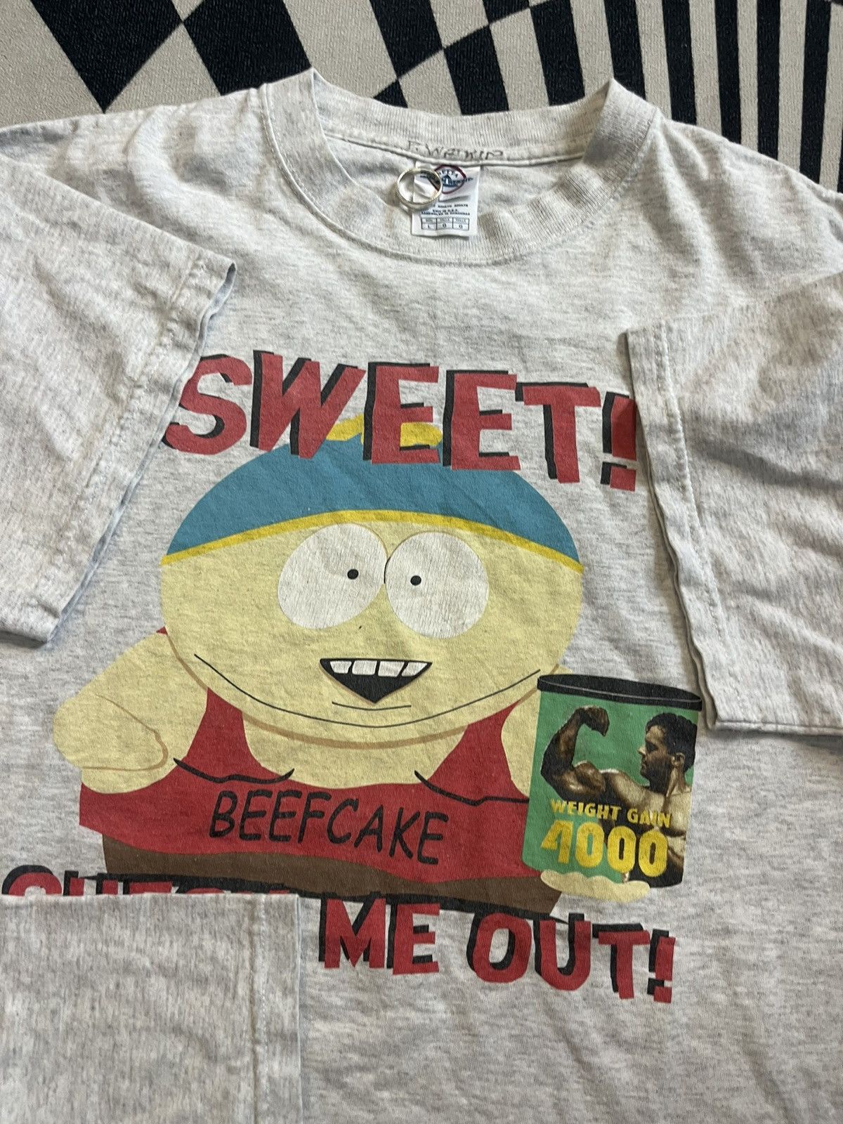 Cartoon Network Vintage South Park SWEET ! CHECK ME OUT ! 00’s Tshirt Size US L / EU 52-54 / 3 - 3 Thumbnail