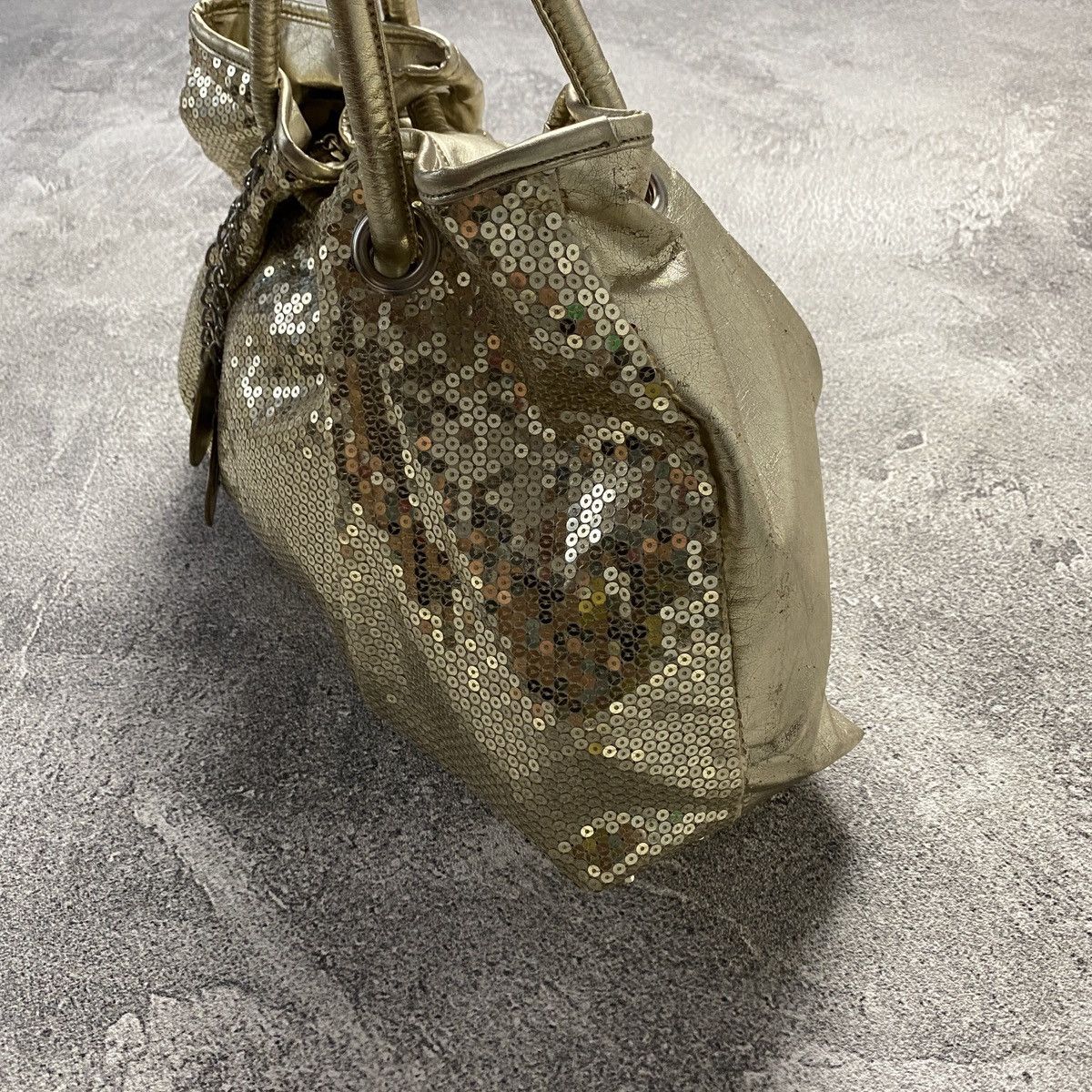 Japanese Brand 2000s Sparkling Sequin Mcblink Shoulder Bag Size ONE SIZE - 8 Thumbnail