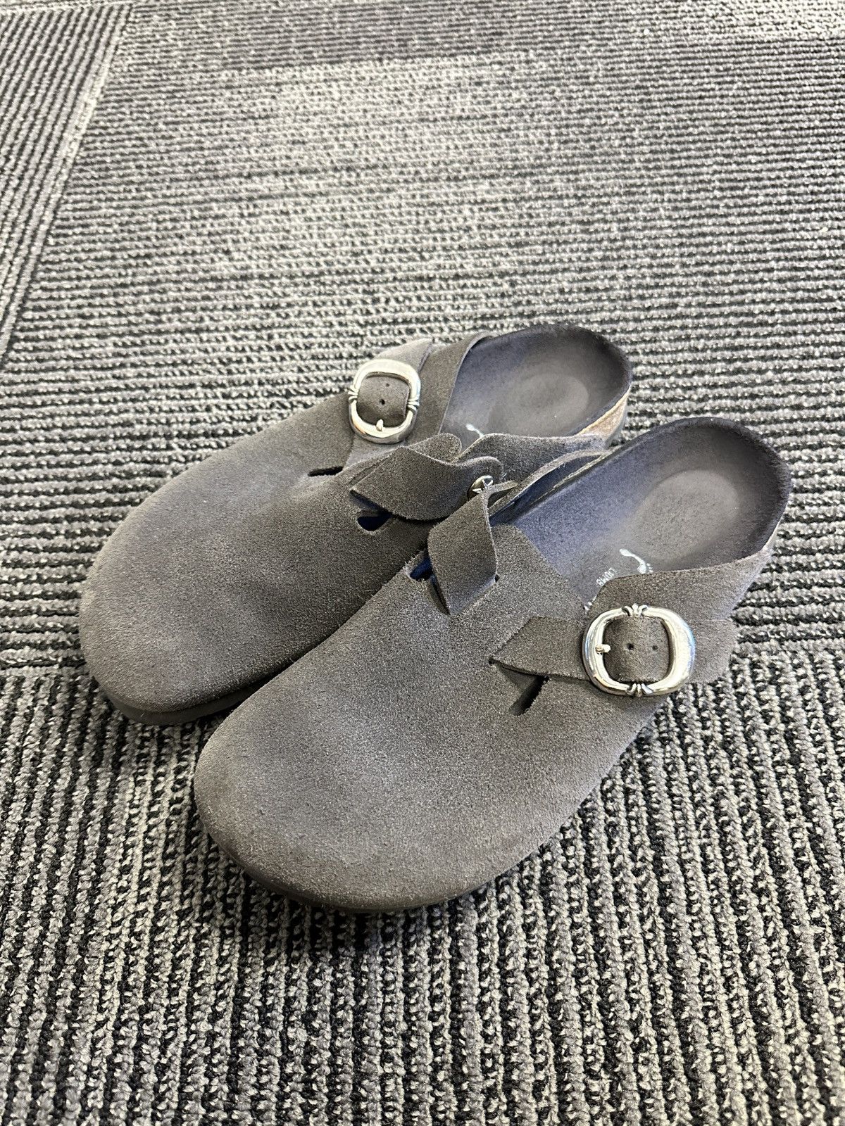 Chrome Hearts Chrome Hearts x Birkenstock Boston Mule Sandals Grailed