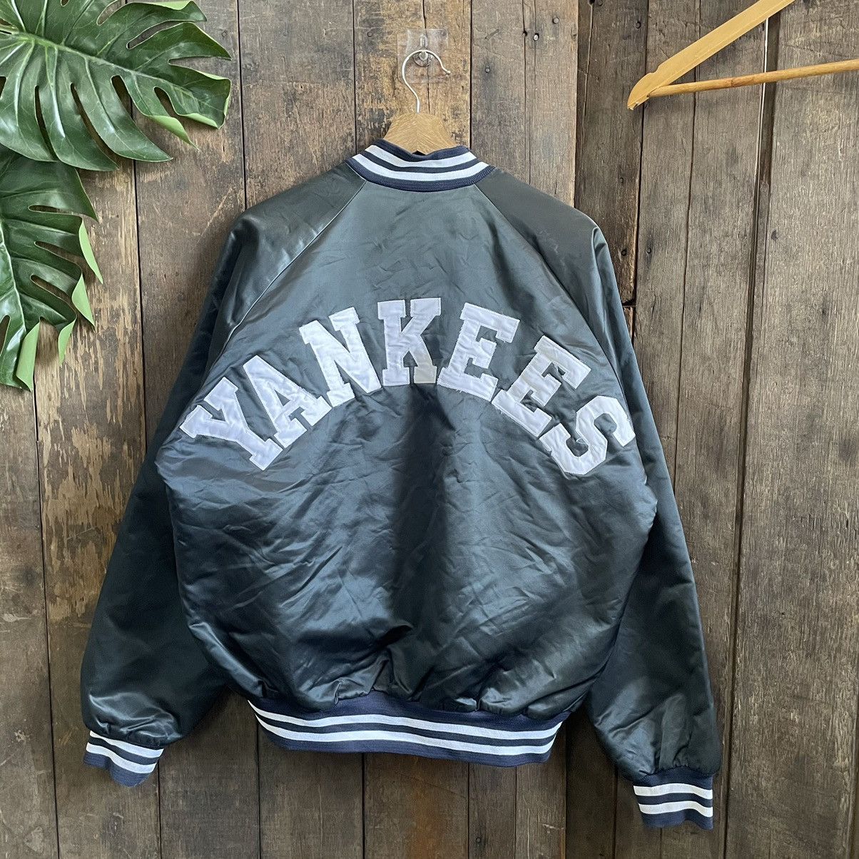 Chalk Line × Vintage Vintage Chalk Line Yankees Varsity Jacket Size US L / EU 52-54 / 3 - 2 Thumbnail