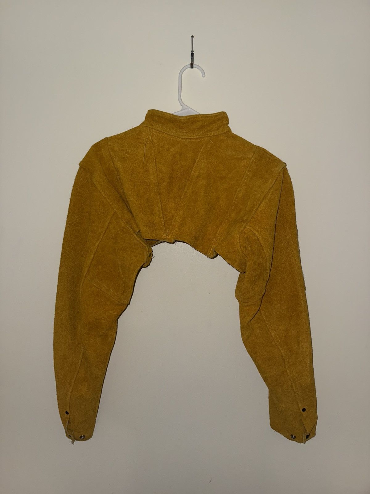 Vlone vlone crop suede jacket Size US L / EU 52-54 / 3 - 3 Thumbnail