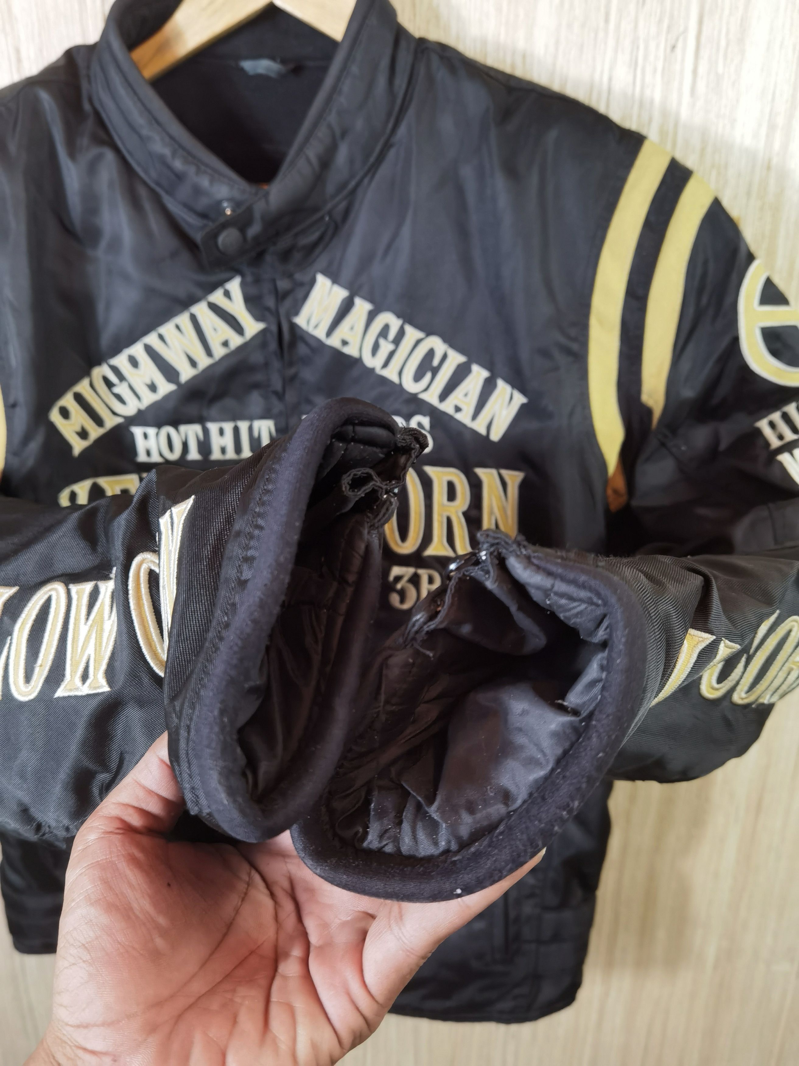 G10 YELLOW CORN HIGHWAY MAGICIAN BIKER PAD JACKET