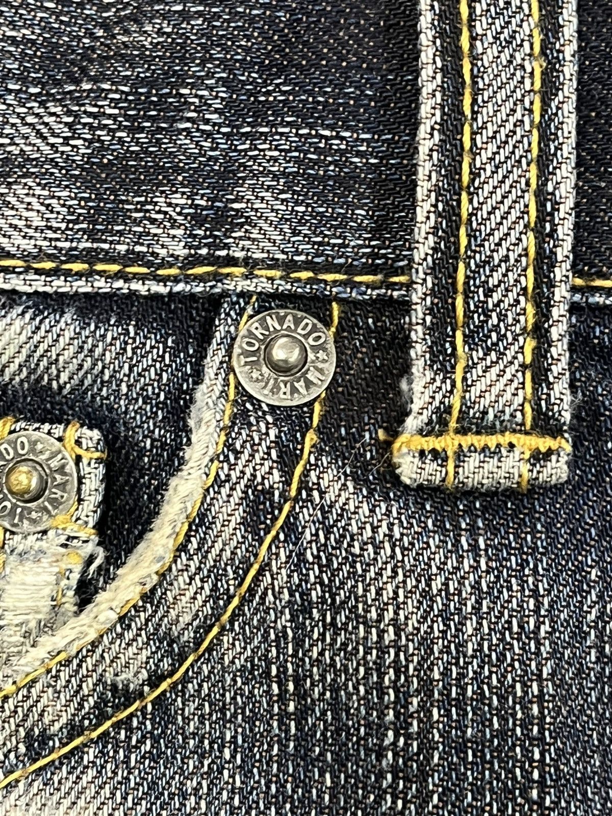 Tornado Mart Vintage Tornado Mart Aero Flare Faded Distressed Denim Size US 30 / EU 46 - 8 Thumbnail
