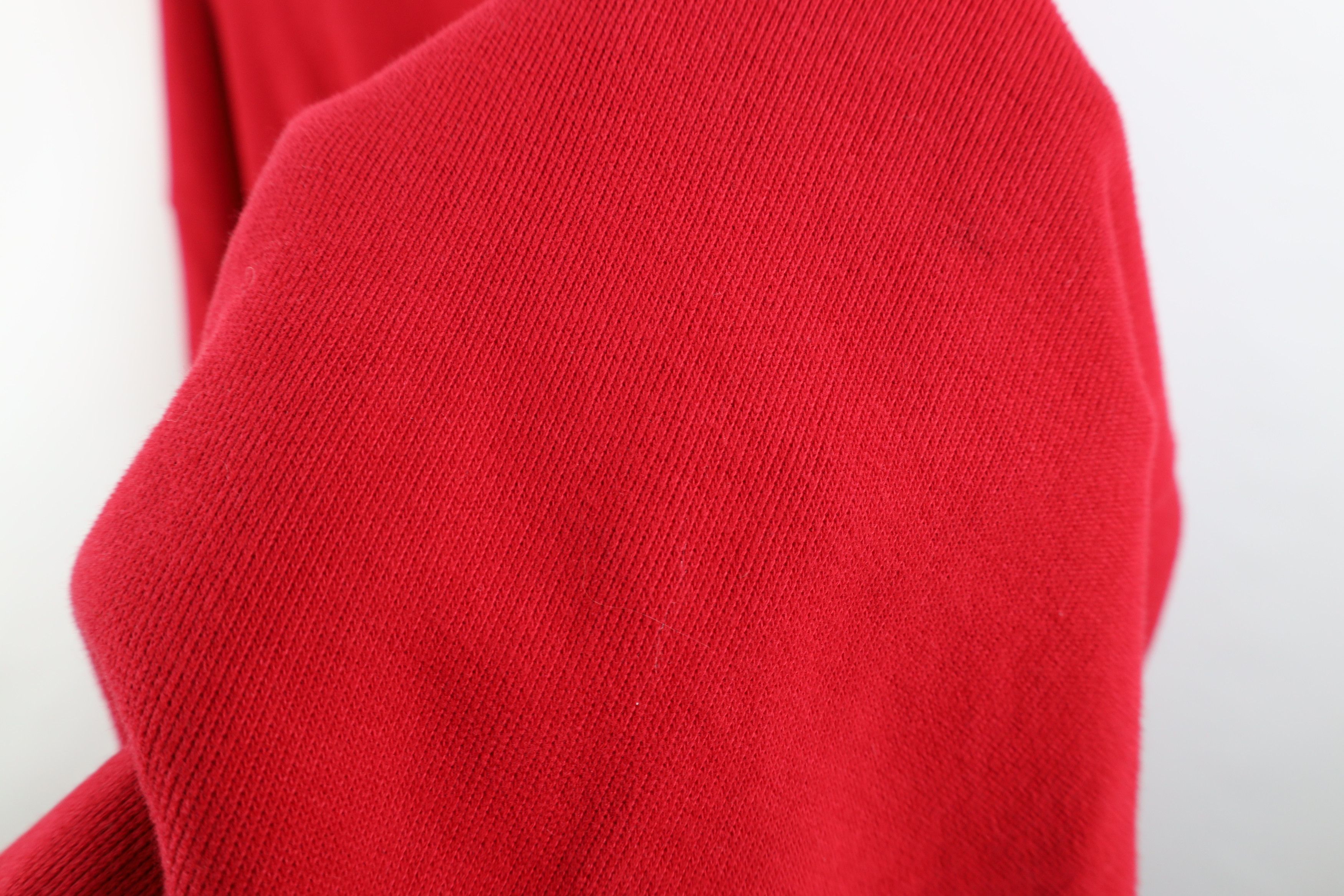 Polo Ralph Lauren Vintage Y2K Ralph Lauren Ribbed Knit 1/4 Zip Sweater Red Size US XXL / EU 58 / 5 - 14 Thumbnail