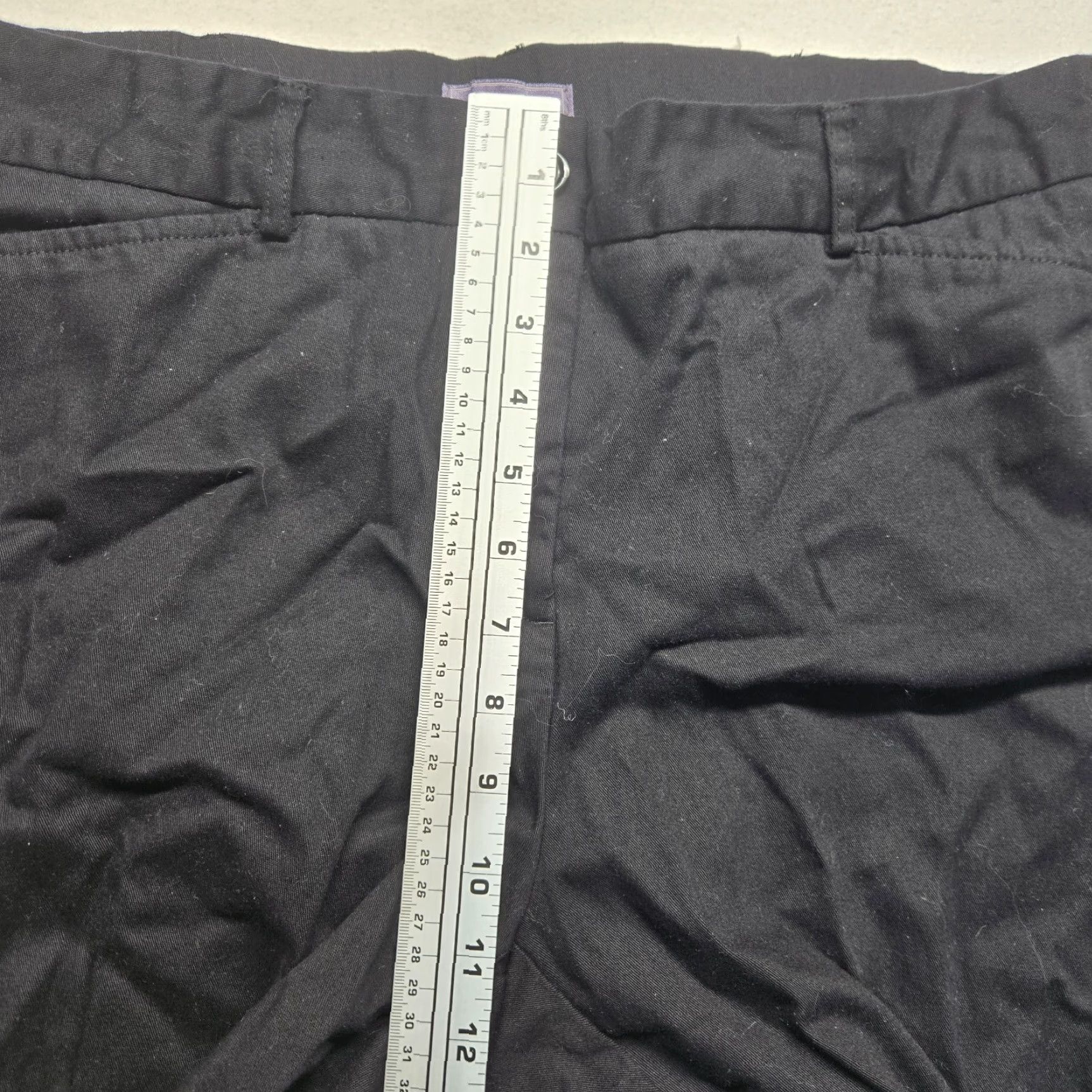 Vintage VINTAGE Laura Scott Capri Pants Women's Size 14 Black Cotton Spandex Solid 90s Size 36" / US 14 / IT 50 - 5 Thumbnail