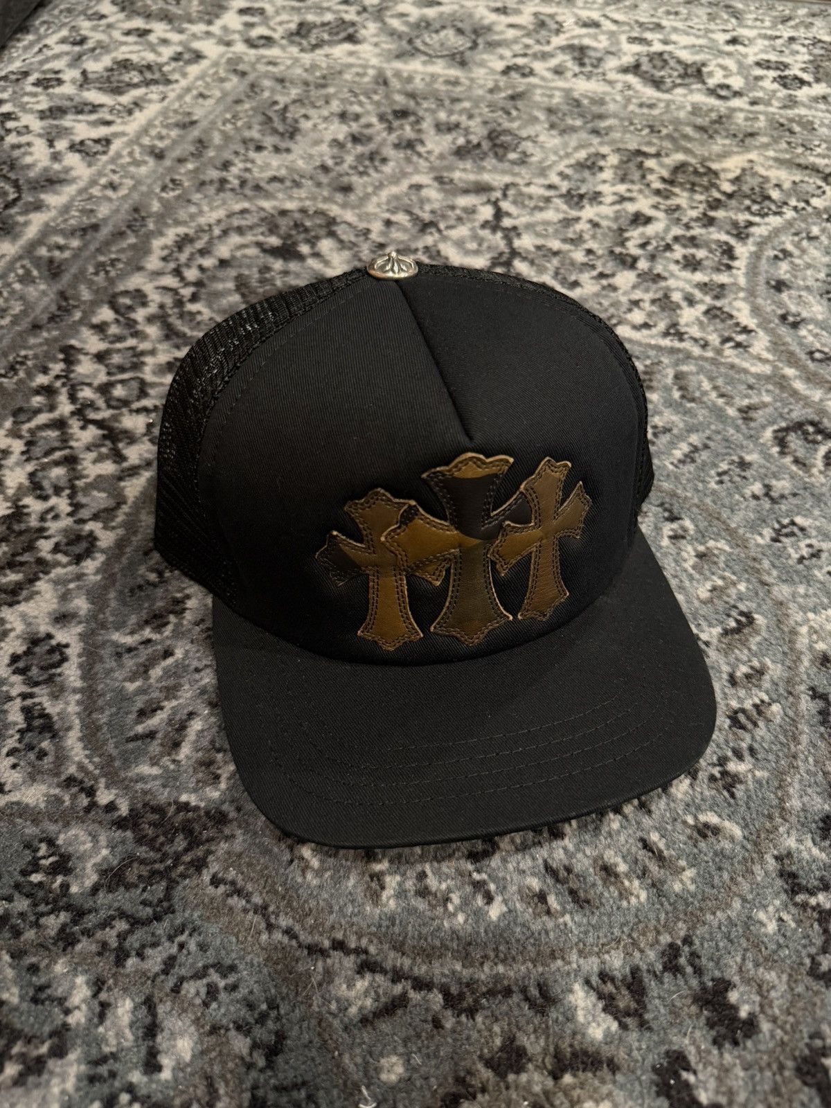 Chrome Hearts Chrome Hearts Triple Cross Camo Hat Size ONE SIZE - 1 Thumbnail