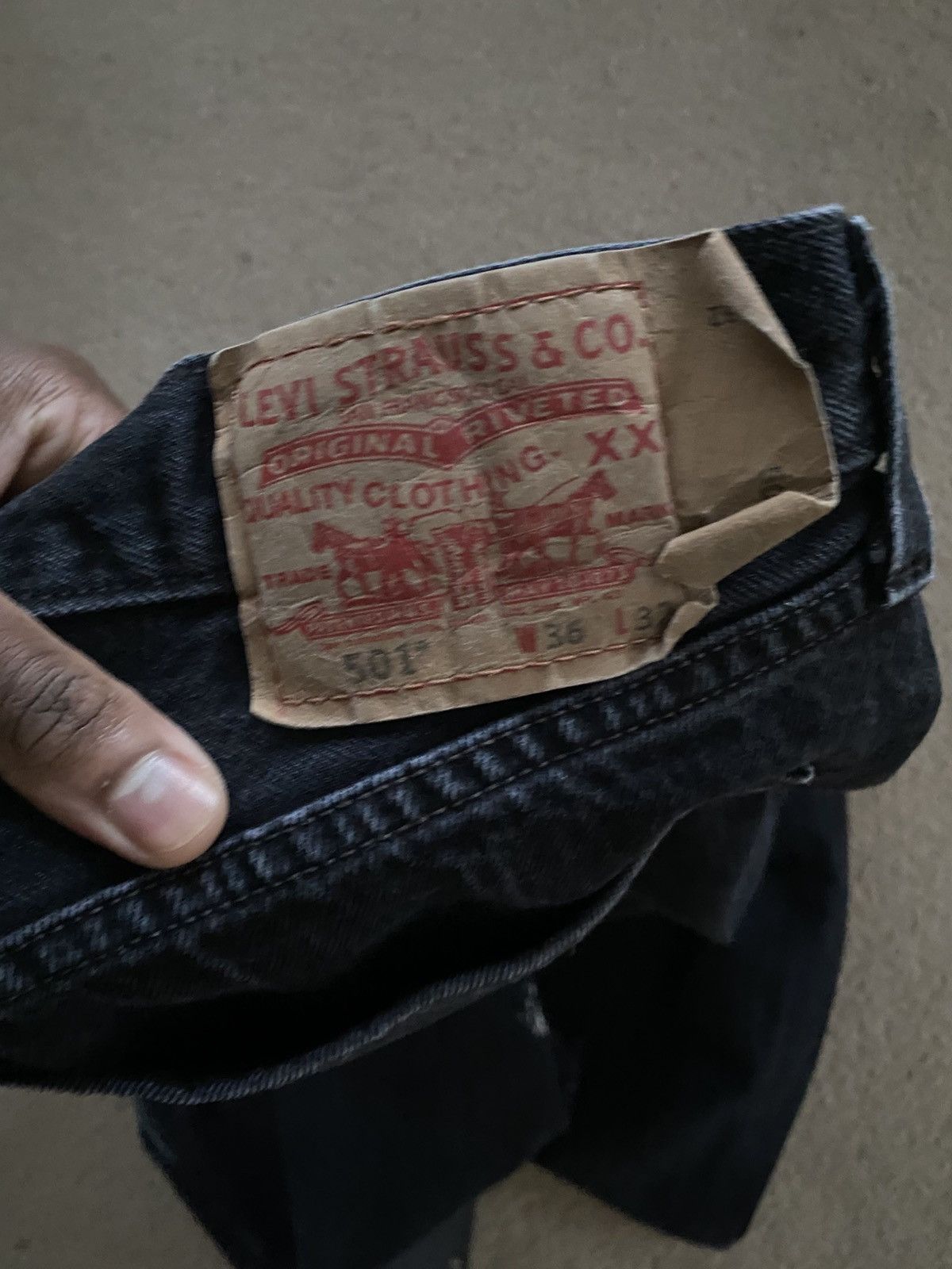 Levi's × Vintage Vintage Levi 501 Size US 34 / EU 50 - 6 Thumbnail