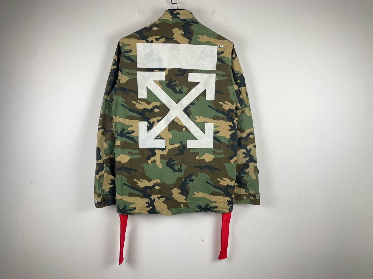 Off-White Off-White Badges Camo Jacket Size US XS / EU 42 / 0 - 6 Thumbnail