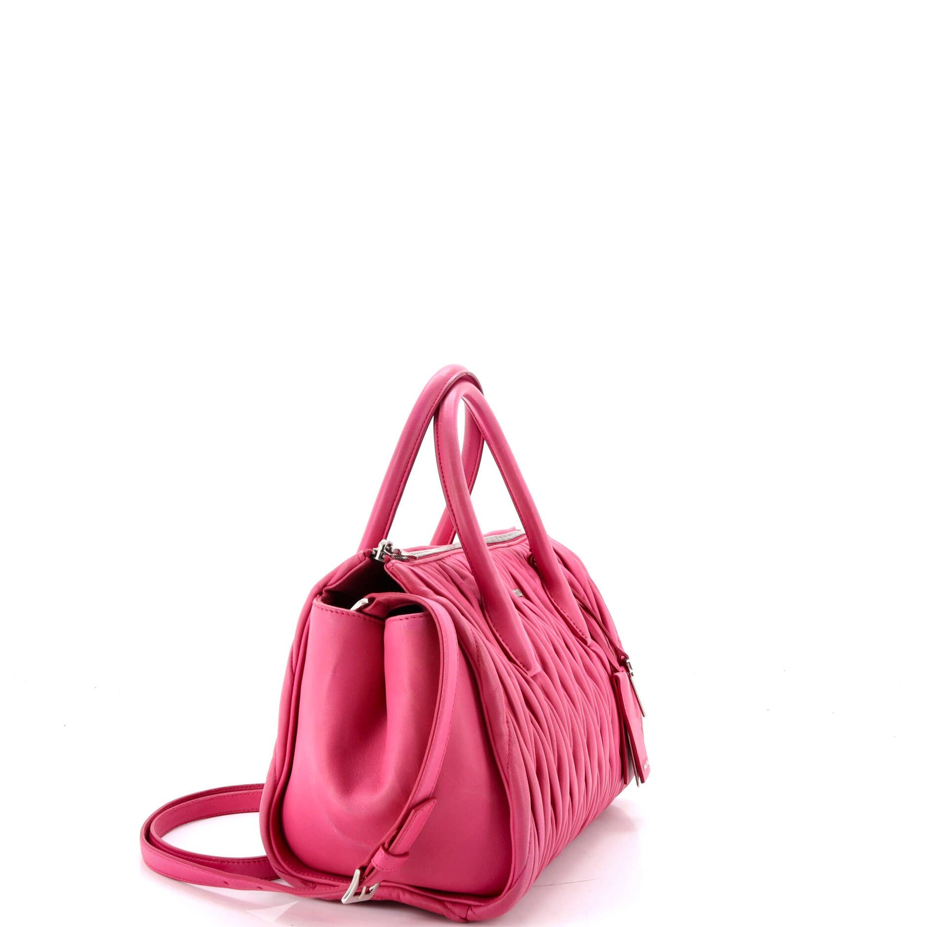 Miu Miu Convertible zip tote matelasse leather small Size ONE SIZE - 1 Thumbnail