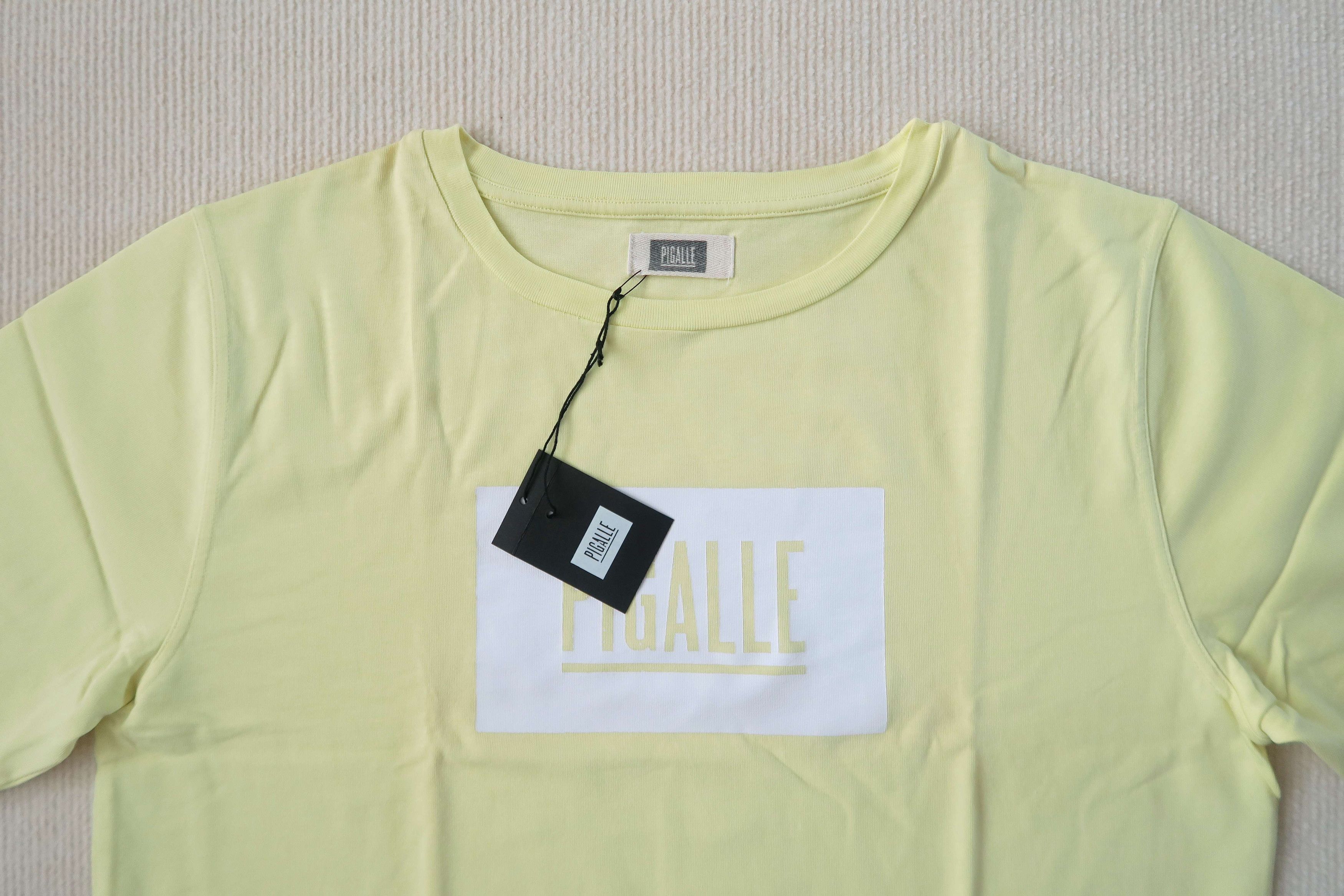 Pigalle Pigalle Neon Yellow Box Logo T-shirt Size US XL / EU 56 / 4 - 4 Thumbnail