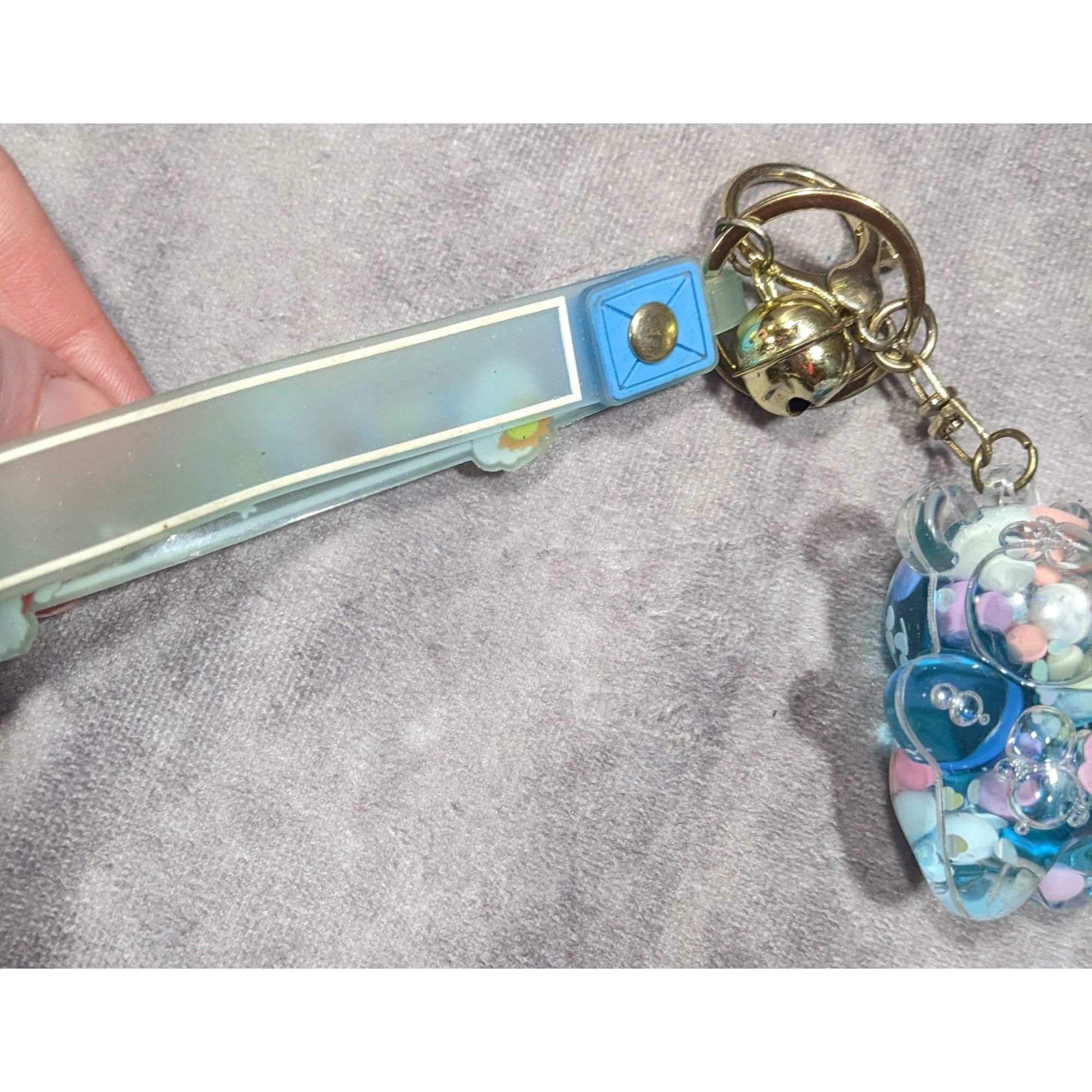 Other Kawaii The Sunshine Unicorn Blue Bear Cub Keychain Size ONE SIZE - 8 Thumbnail