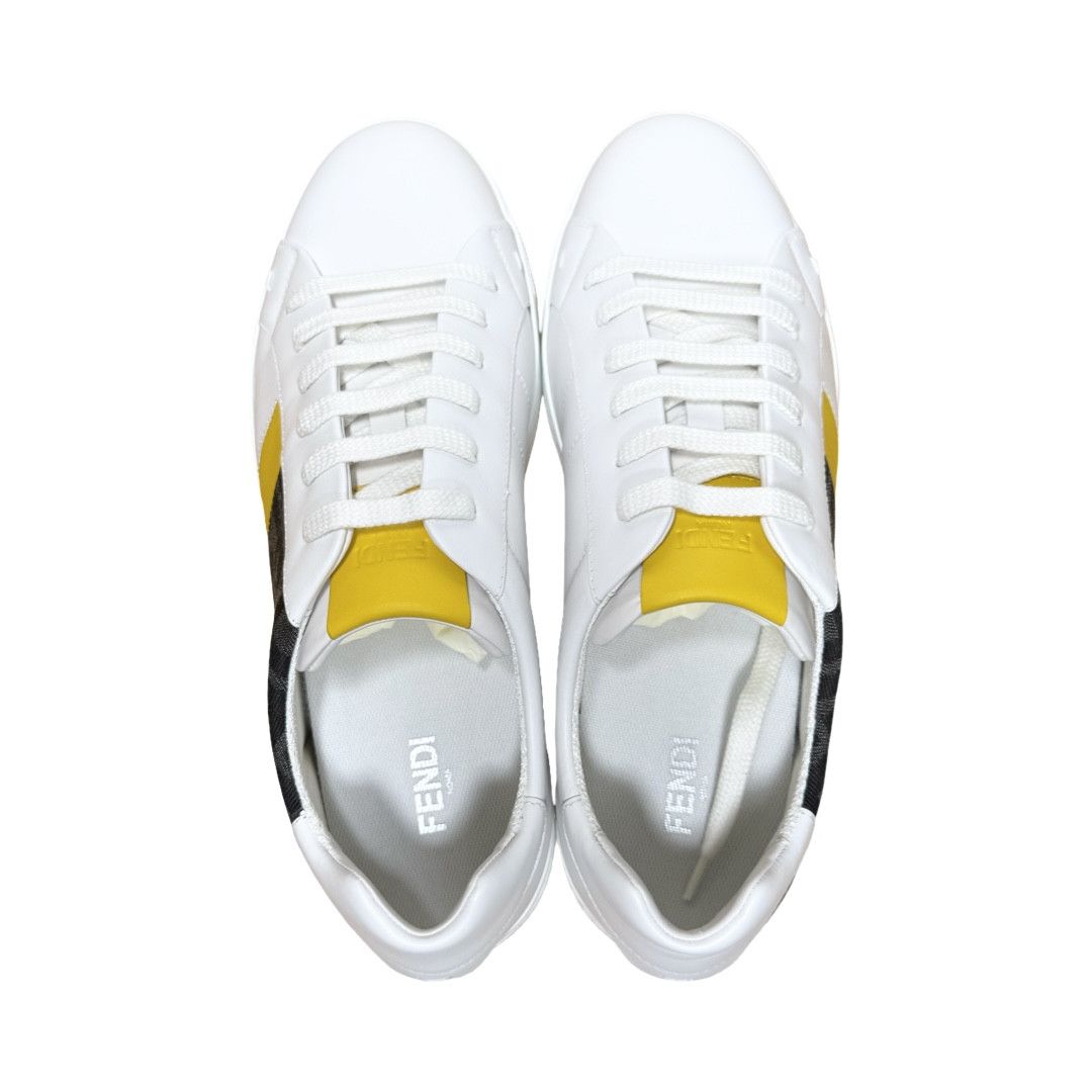 Fendi Fendi Zucca FF Logo Leather Sneakers Men Size US 8 / EU 41 - 4 Thumbnail