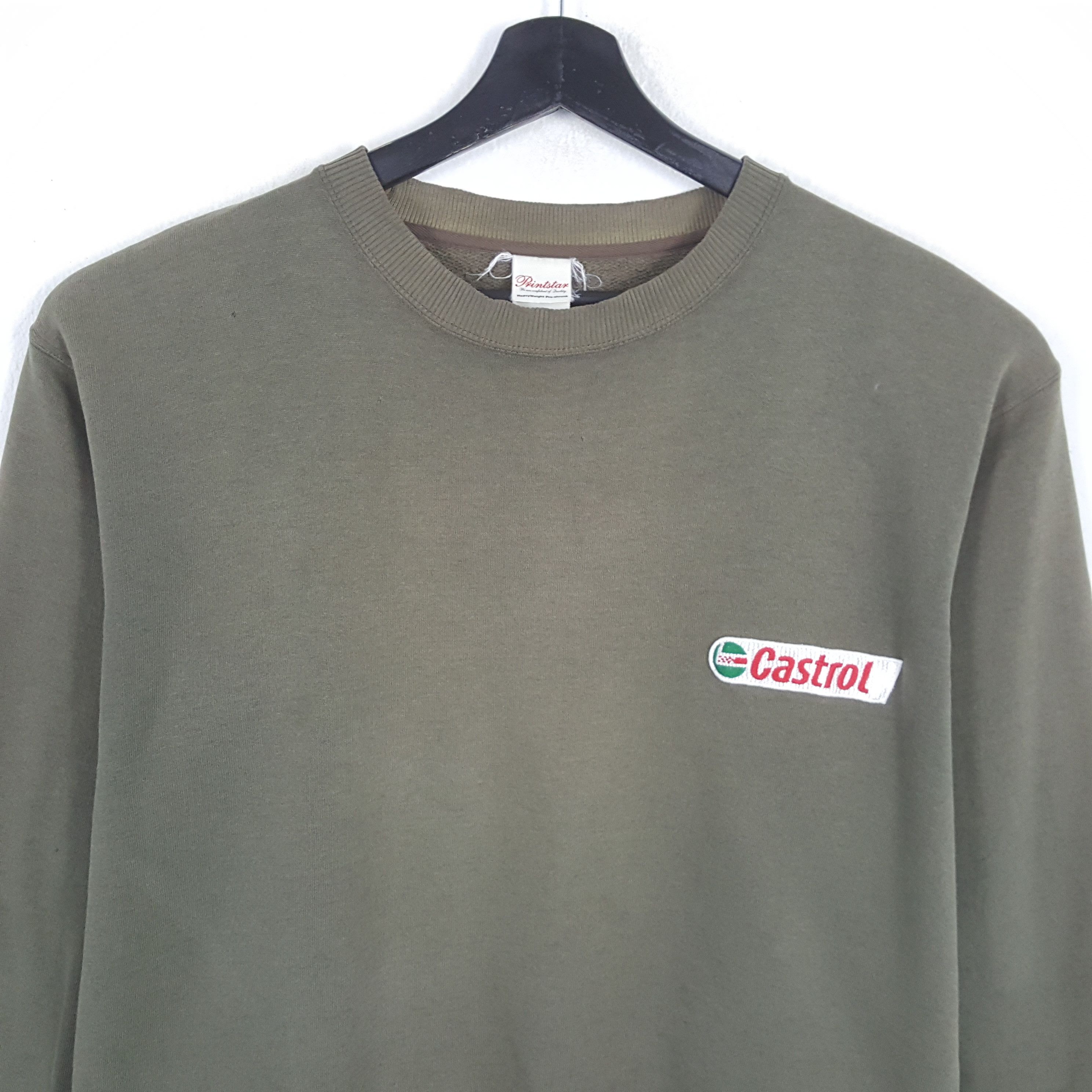 Vintage CASTROL Oil Company Brand Promo Style Sweatshirt Size US L / EU 52-54 / 3 - 2 Thumbnail