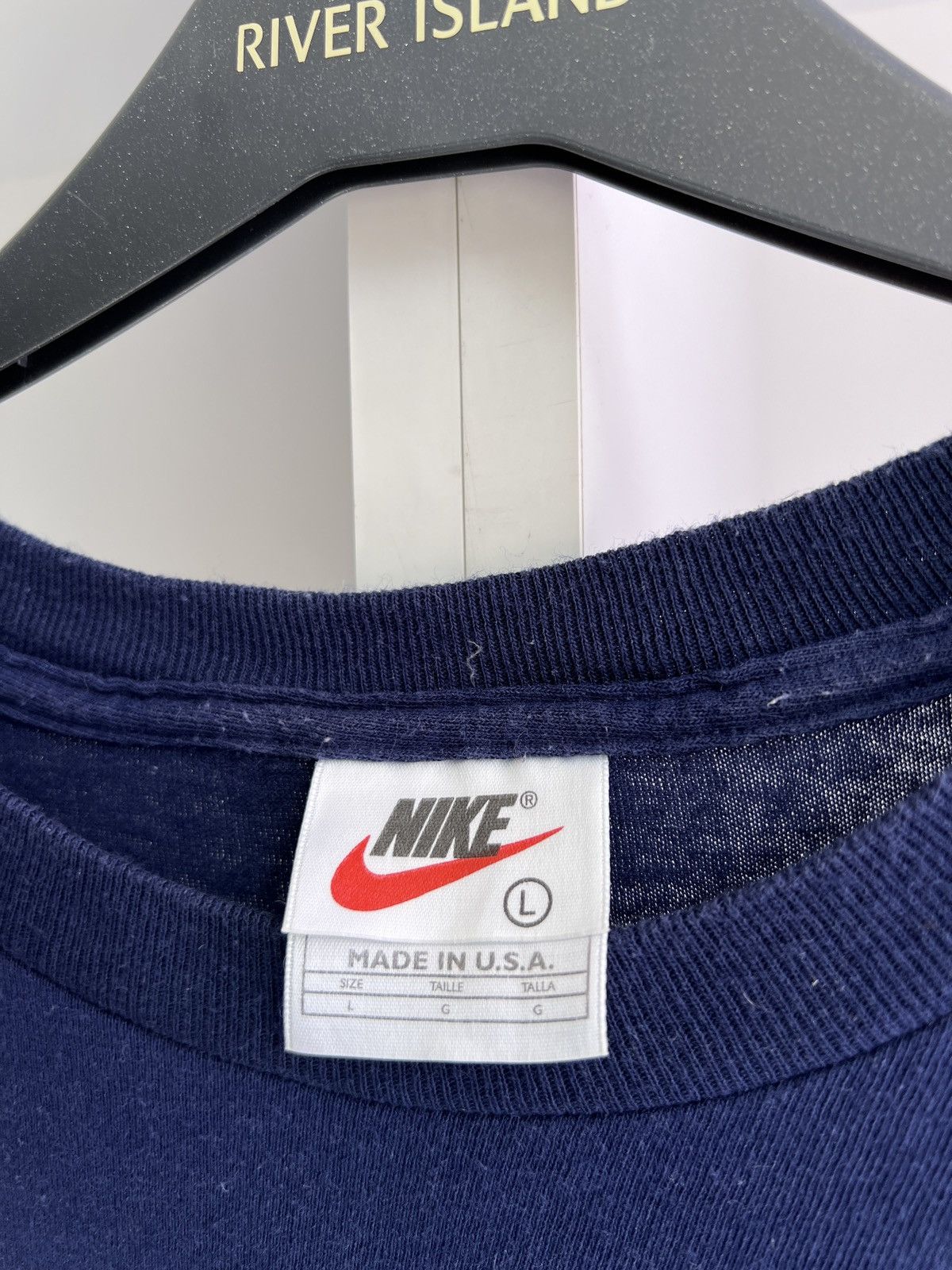 Nike × Vintage Vintage Nike Air Big logo Tee Size US L / EU 52-54 / 3 - 6 Thumbnail