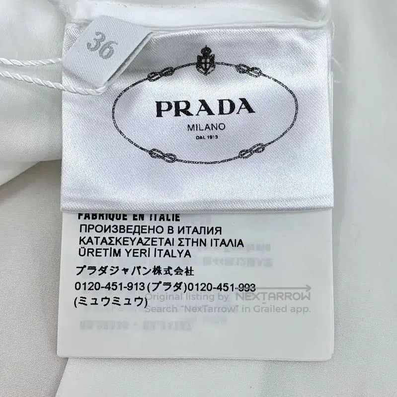 Prada Prada Color-block Cotton Dress for Women. Size XS / US 0-2 / IT 36-38 - 5 Thumbnail