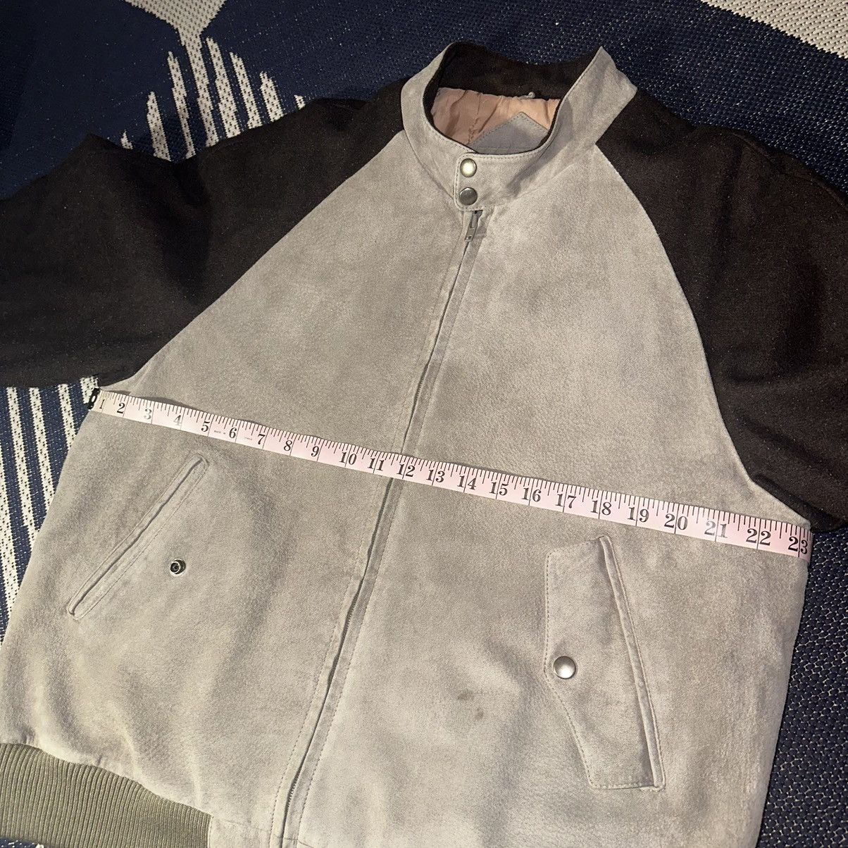 Trader Bay × Vintage Vintage Trader Bay Wool / Leather Bomber Size US M / EU 48-50 / 2 - 2 Thumbnail