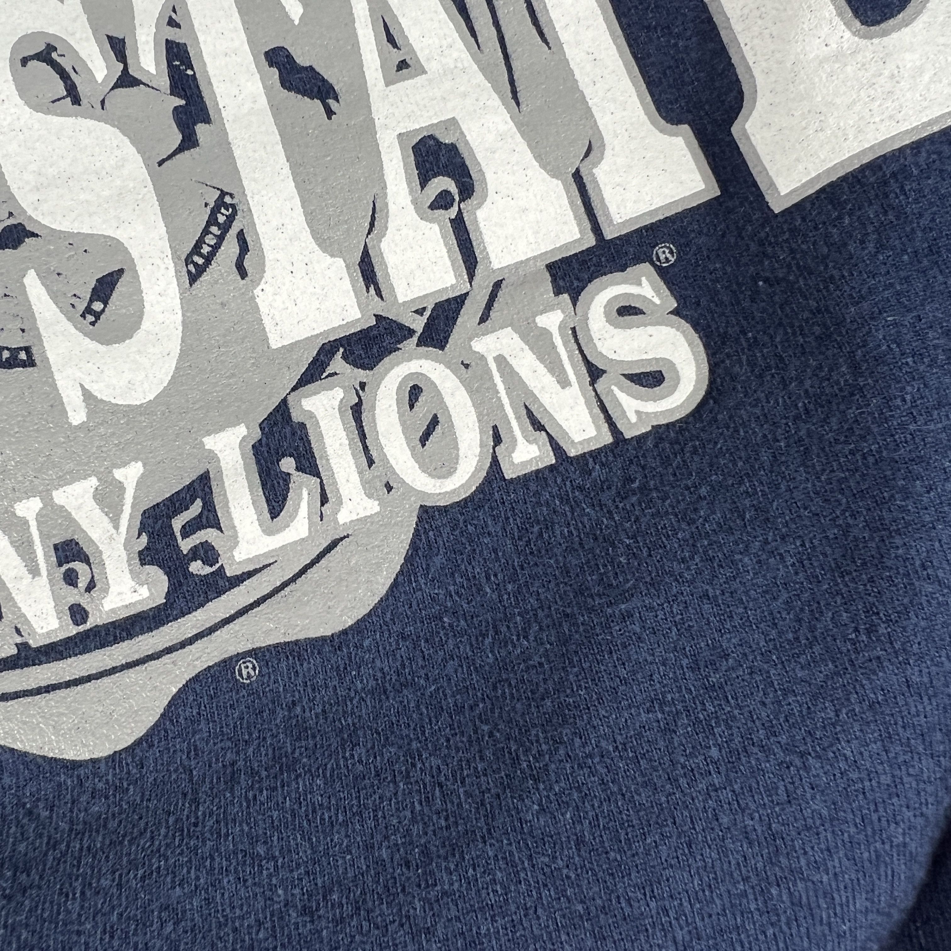 NCAA × Tultex × Vintage VTG Penn State Nittany Lions Sweatshirt Blue Faded Crewneck Size US L / EU 52-54 / 3 - 3 Thumbnail