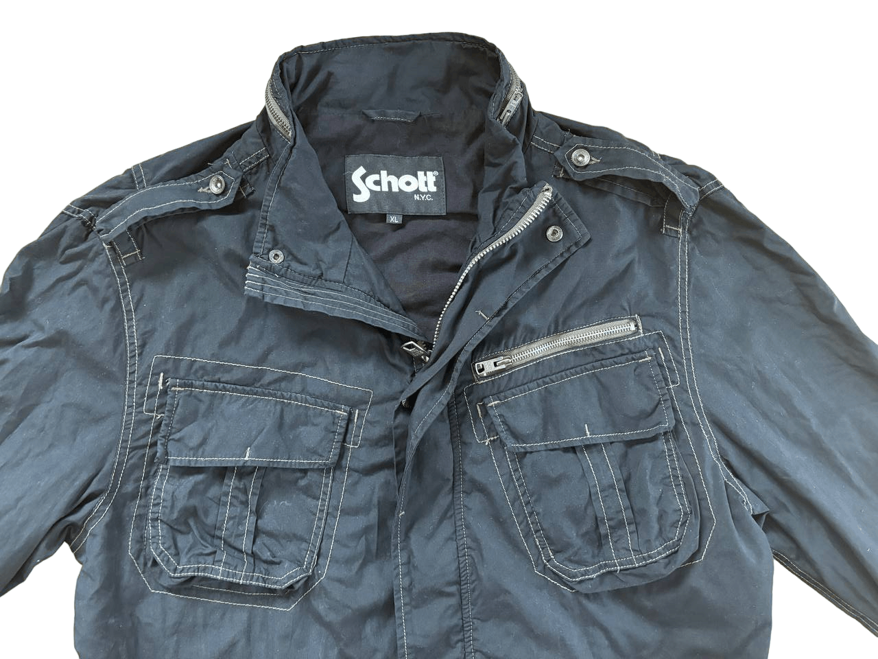 Schott Schott M-65 Parka Jacket XL Size US XL / EU 56 / 4 - 2 Thumbnail