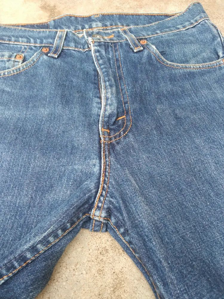 Levi's 90s Vintage Levi's Jeans 519 Made In USA Distressed Denim Size US 28 / EU 44 - 8 Thumbnail