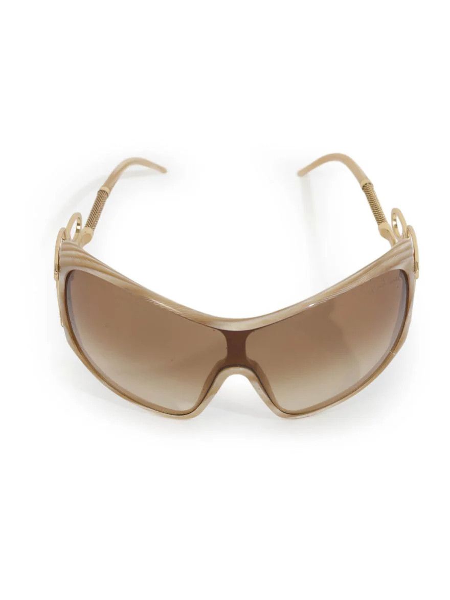 Roberto Cavalli Roberto Cavalli Jewel Logo Gold Shield Sunglasses Size ONE SIZE - 3 Thumbnail