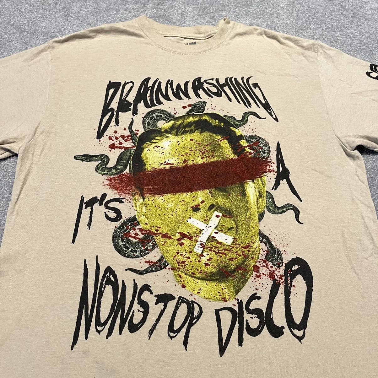 Band Tees × Vintage System of a Down Brainwashing Its Nonstop Disco Band T Shirt Size US M / EU 48-50 / 2 - 2 Thumbnail