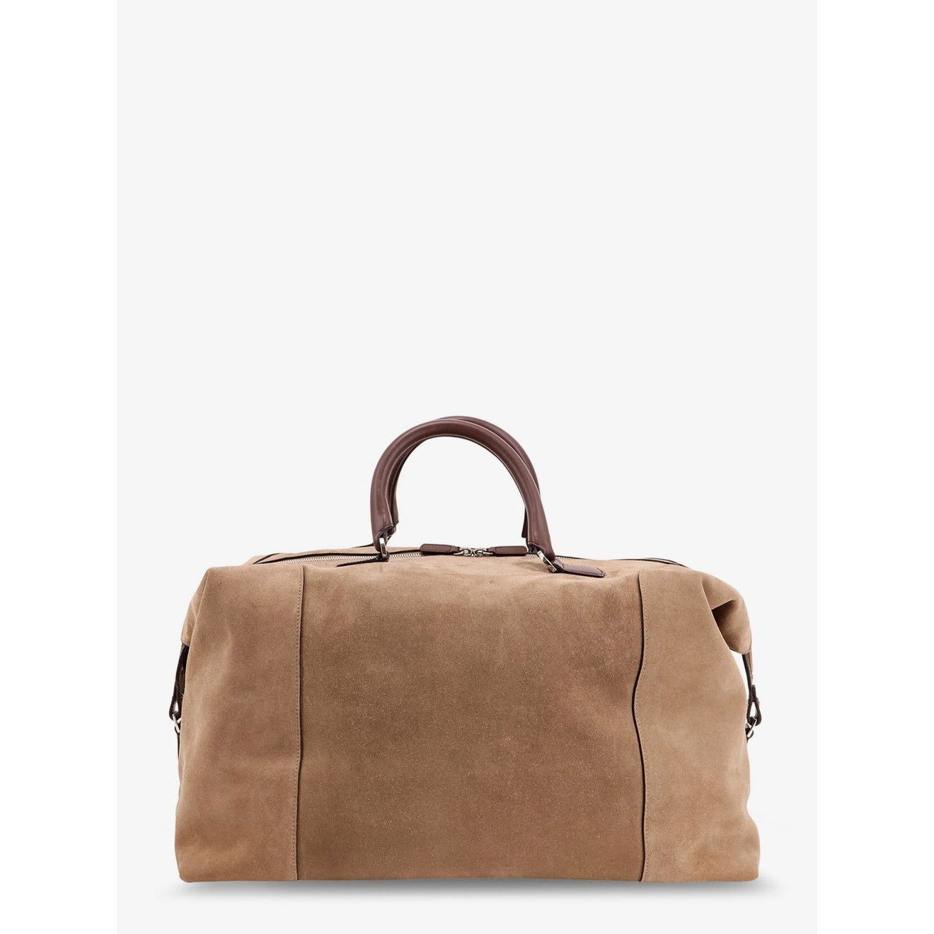Kiton KITON Beige Suede Weekend Duffle Bag New & Authentic Size ONE SIZE - 2 Thumbnail