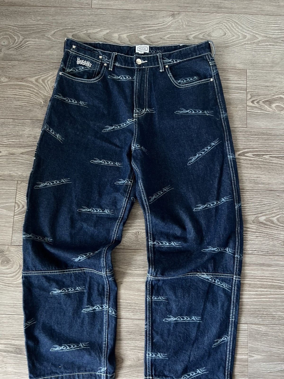 Hoddle Hoddle 12 Ounce Single Knee Carpenter Denim Ranger Jeans Size US 34 / EU 50 - 7 Thumbnail